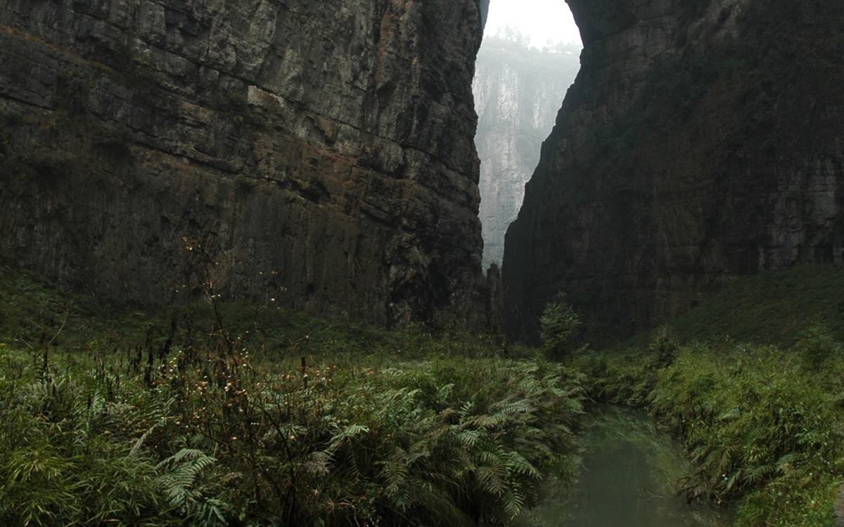 黑山谷峡谷线第2张风景照片