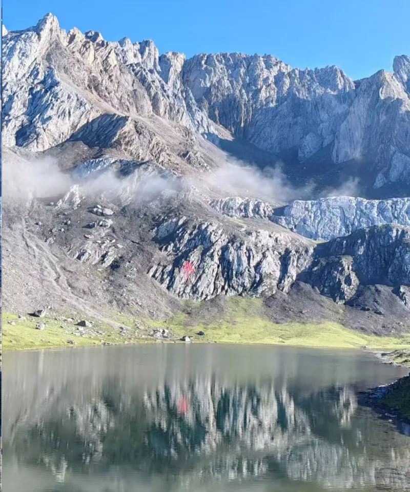 松潘忘忧谷马槽海第1张风景照片