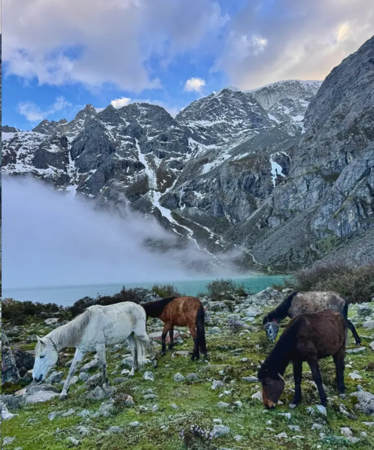 康定白海子第6张风景照片